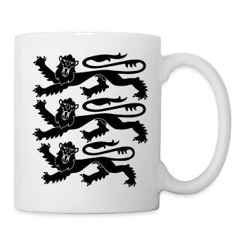 England Three Lions - Tasse - Weiß - Rechts