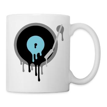 Melting Vinyl DJ - Mug - white - Right