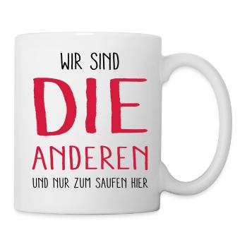 die anderen - Tasse - Weiß - Rechts
