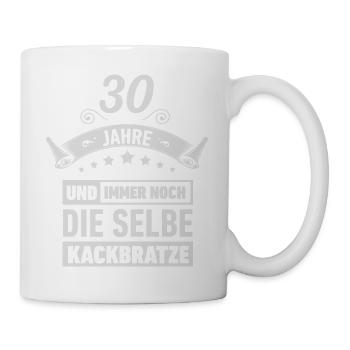 Geburtstag! 30! - Tasse - Weiß - Rechts