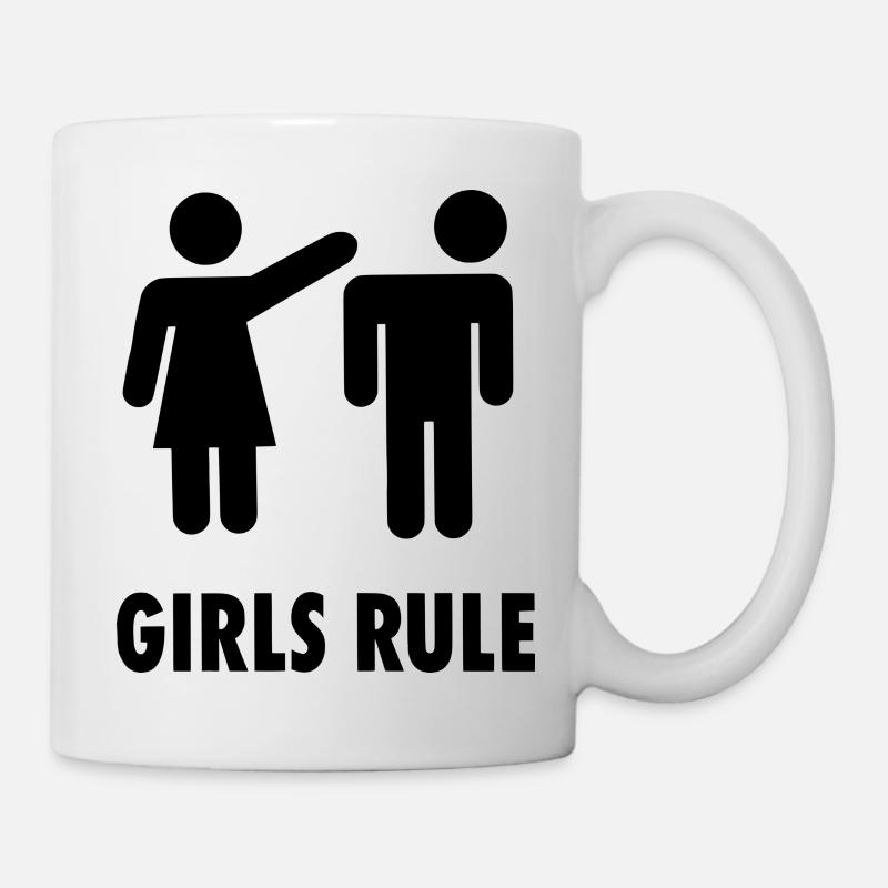 Girls Rule - Mug - white
