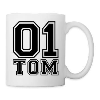 Tom - Name - Tasse - Weiß - Rechts
