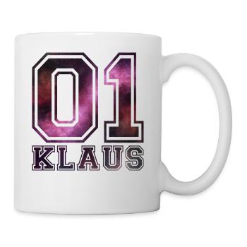 nom Klaus - Mug blanc - blanc - Droite