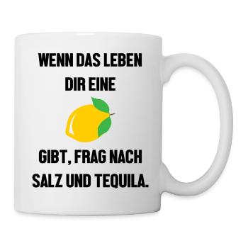 SALZ UND TEQUILA 1 - Tasse - Weiß - Rechts