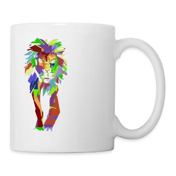 Lion Pop Art - Mug - white - Right