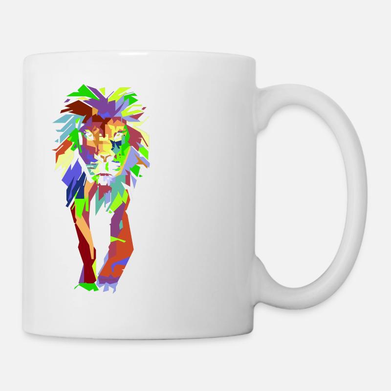 Lion Pop Art - Mug - white
