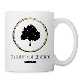 Lebenskraft - Tasse - Weiß - Rechts