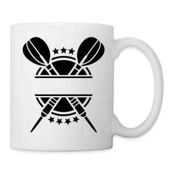 Dart darts Dartpfeile - Tasse - Weiß - Rechts