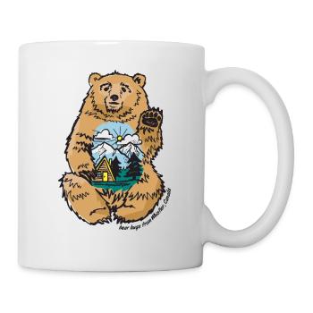 Bon ventre - Mug blanc - blanc - Droite