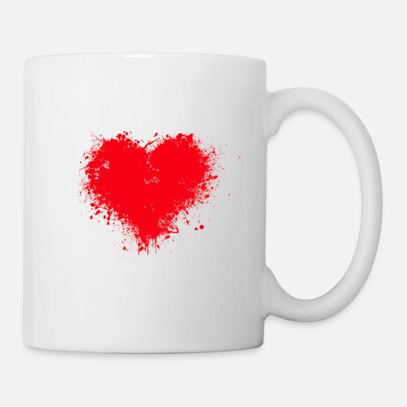 Herz - Tasse - Weiß