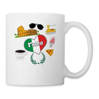 I love Rome 2 - Mug blanc - blanc - Droite