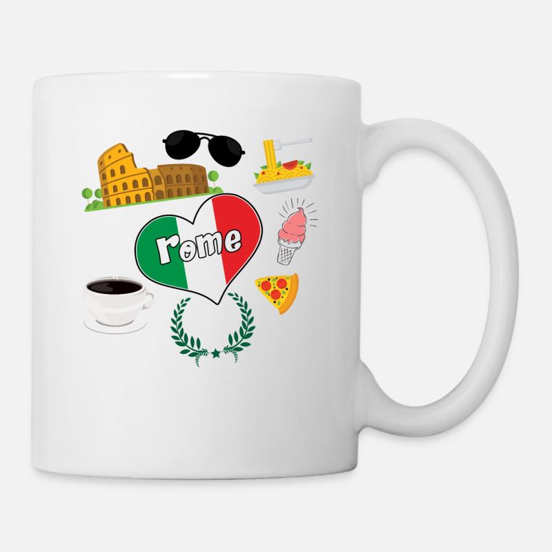Ich liebe Rom 2 - Tasse - Weiß