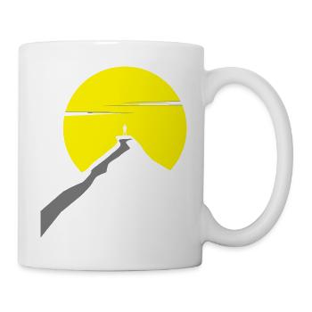 On the way, "Wanderlust" - Mug - white - Right