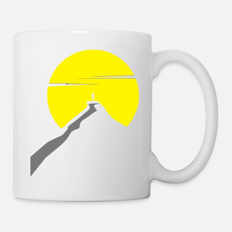 On the way, "Wanderlust" - Mug - white