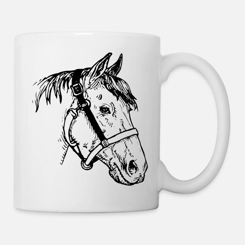 horse199 - Mug blanc - blanc