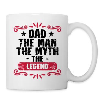 Papa radicalement pères miyth l'homme - Mug blanc - blanc - Droite