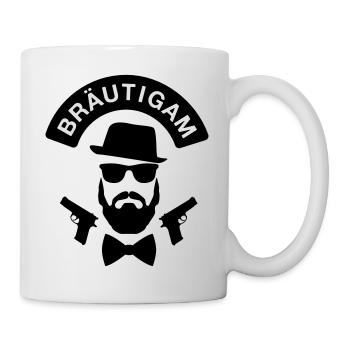 Bräutigam T-Shirt - JGA Shirt - Bachelor - Party - Tasse - Weiß - Rechts