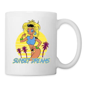 Sunset Dreams Pinup Pink - Mug - white - Right