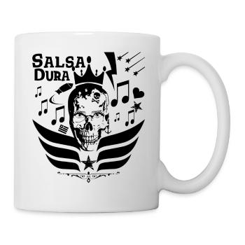 Salsa Dura salsa danse shirt - Mug blanc - blanc - Droite