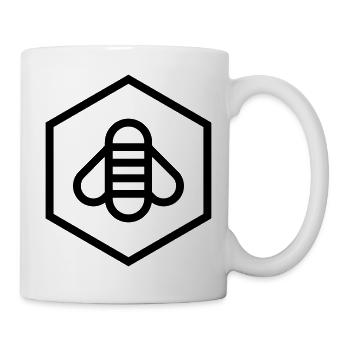 Biene - Tasse - Weiß - Rechts