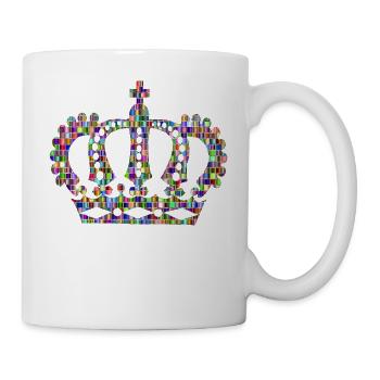 Rainbow Colorful Crown - Mug - white - Right