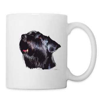 Schnauzer Portrait - Mug - white - Right