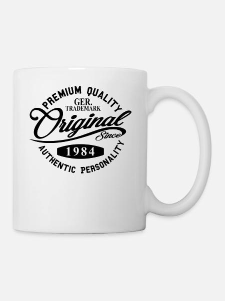 Original Since 1984 Handwriting Premium Quality - Mug - white