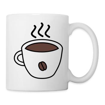 coffee - Tasse - Weiß - Rechts