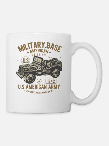 US Army - Tasse - Weiß