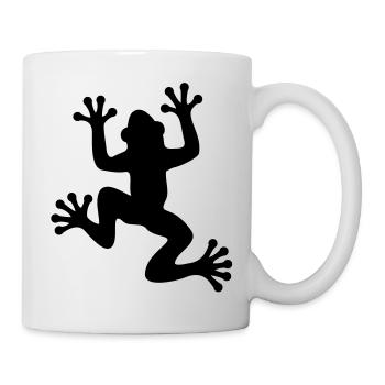 Frog / Frog Silhouette - Mug - white - Right