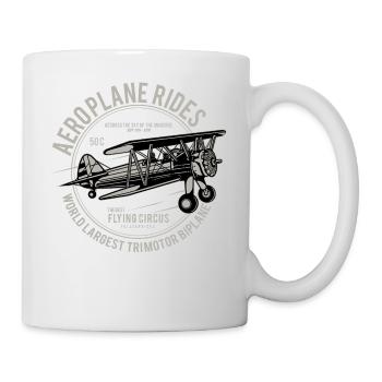 Aeroplane Rides - Tasse - Weiß - Rechts