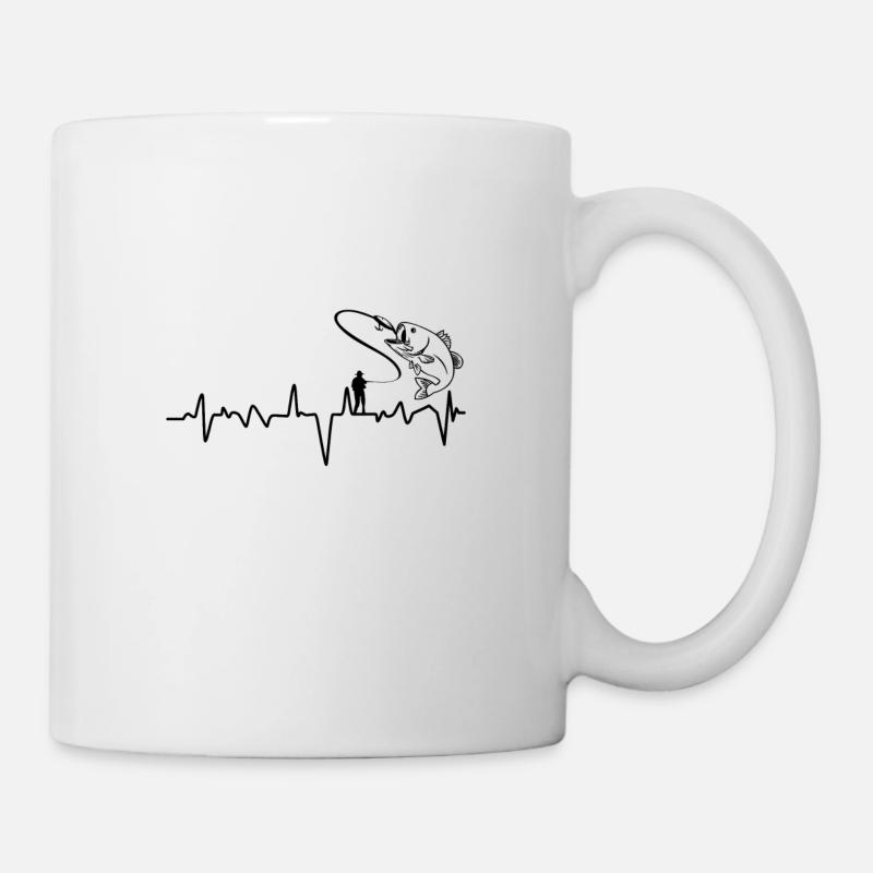 Fishing Evolution Fish - Tasse - Weiß