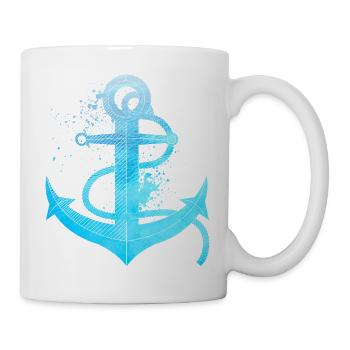 Anker - Tasse - Weiß - Rechts