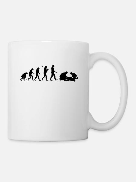 Paramedic Shirt · Evolution · Rescue Service - Mug - white