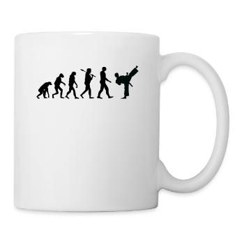 T-shirt de karaté · Évolution · arts martiaux · Sport - Mug blanc - blanc - Droite