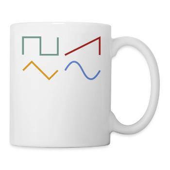 WAVEFORMS - Tasse - Weiß - Rechts