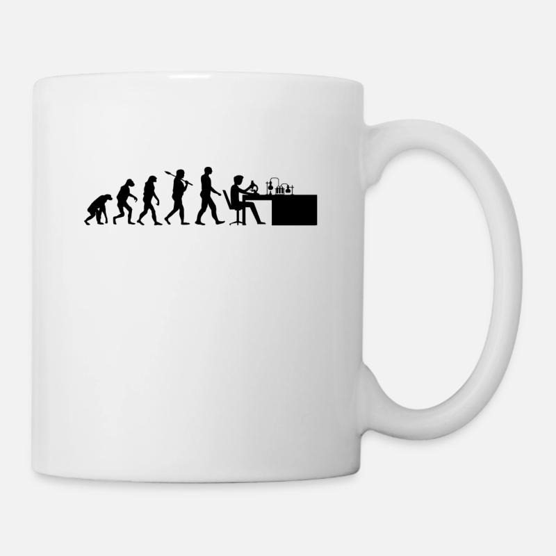 Chemie Evolution Chemiker Geschenk - Tasse - Weiß