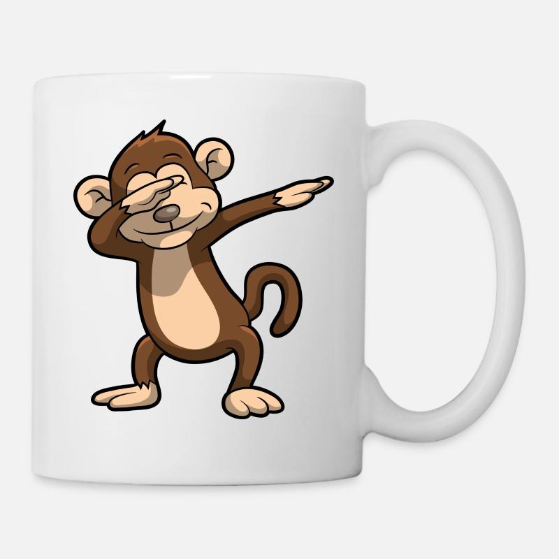 Dabbing monkey funny gift kid birthday - Mug - white
