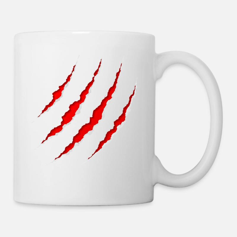 cicatrices - Mug blanc - blanc