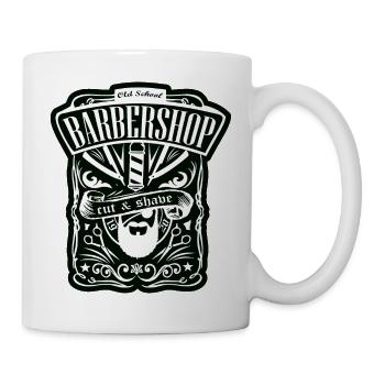 BARBERSHOP VINTAGE N/B - Mug - white - Right