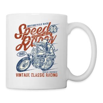 MOTORCYCLE SPEED RACER - Motorcycle Biker Shirt - Mug - white - Right