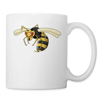 Wespe - Tasse - Weiß - Rechts