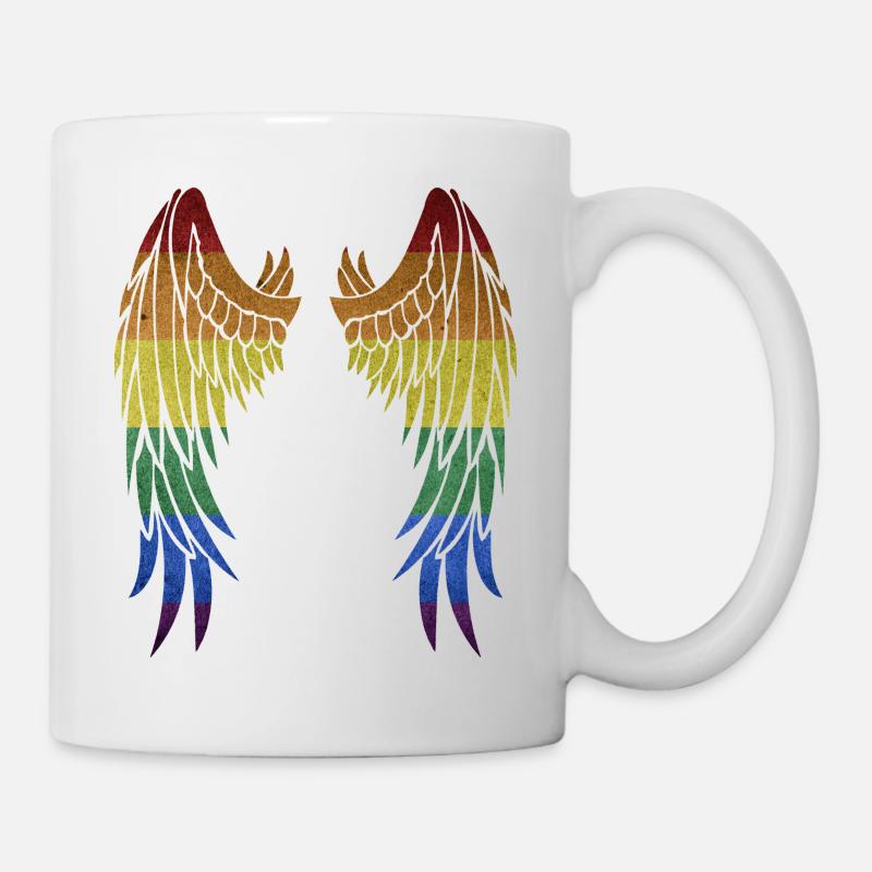 Ailes gays LGBT - Mug blanc - blanc