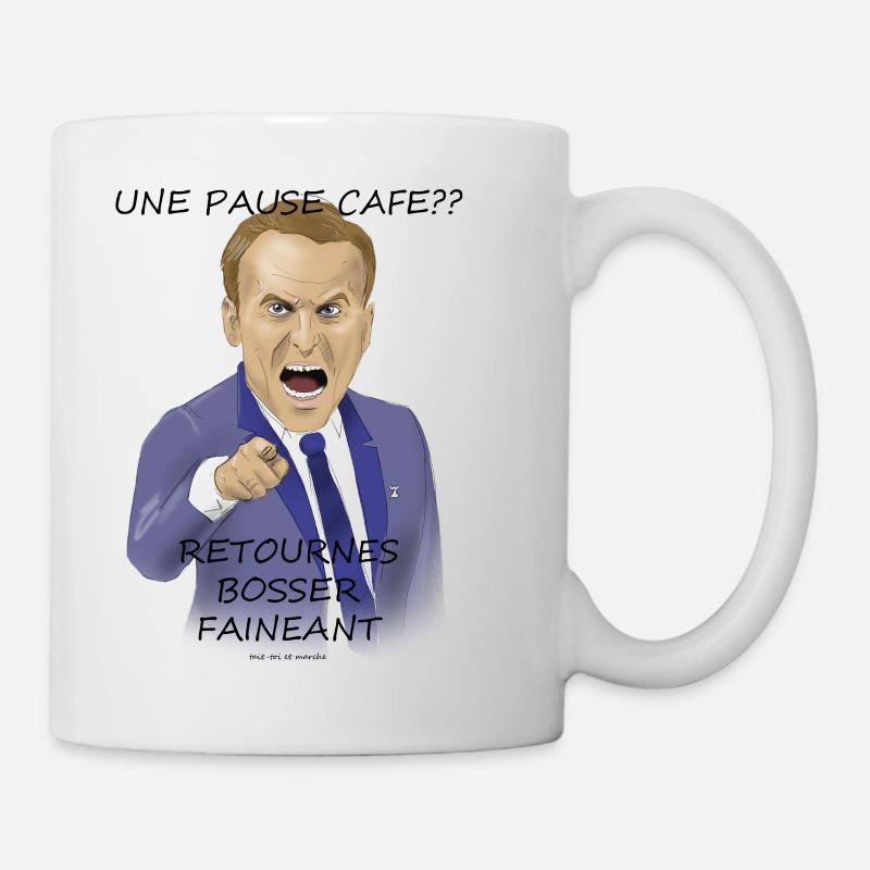 pause cafe - Mug blanc - blanc