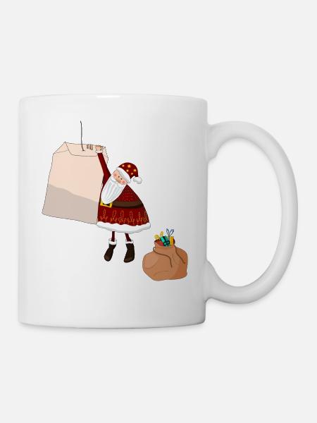 Il sachet de thé père noël - Mug blanc - blanc