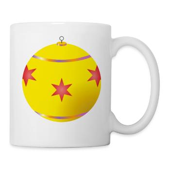 weihnachten winter rentier weihnachtsmann ugly chr - Tasse - Weiß - Rechts