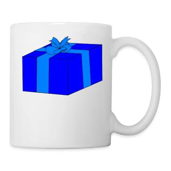 weihnachten winter rentier weihnachtsmann ugly chr - Tasse - Weiß - Rechts