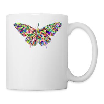 Butterfly mosaic - Mug - white - Right