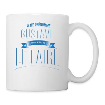 Gustave personne ne peut cadeau - Mug blanc - blanc - Droite