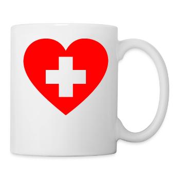 First Aid Heart - Mug - white - Right
